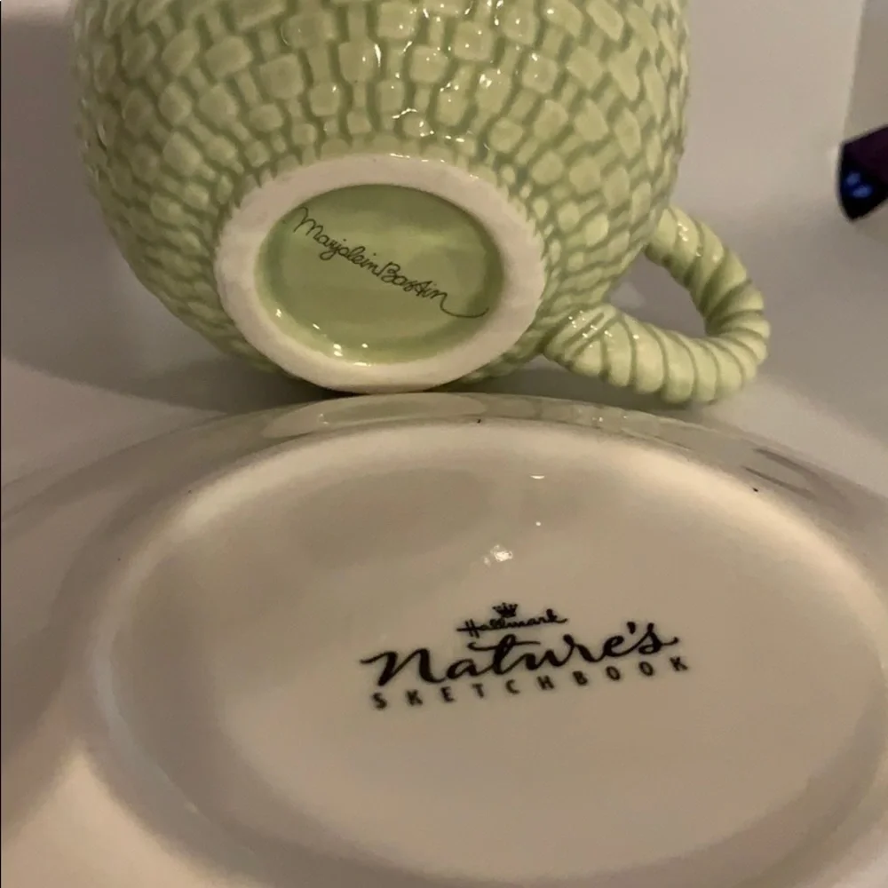 Tea Cup/Saucer Vintage Nature’sSketchbook Hallmark